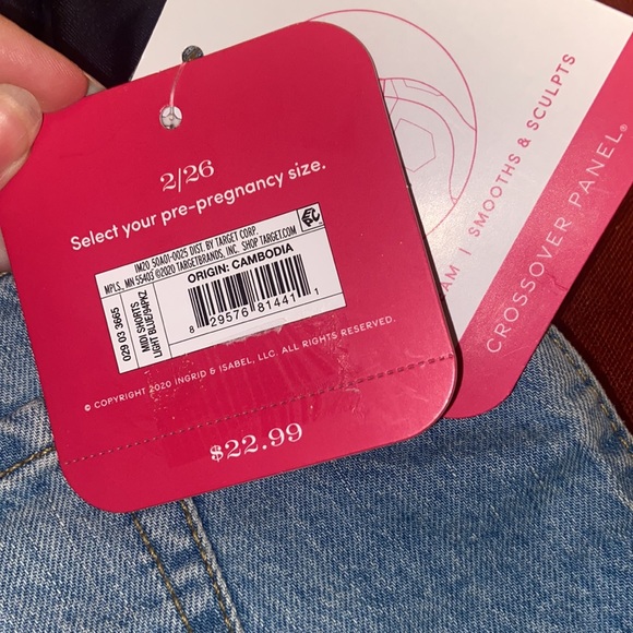 Maternity Denim Short - Picture 3 of 5